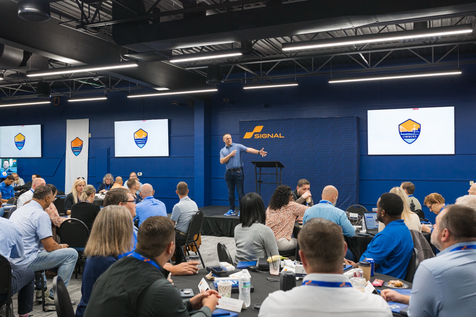 Conference session at a previous Signal summit
